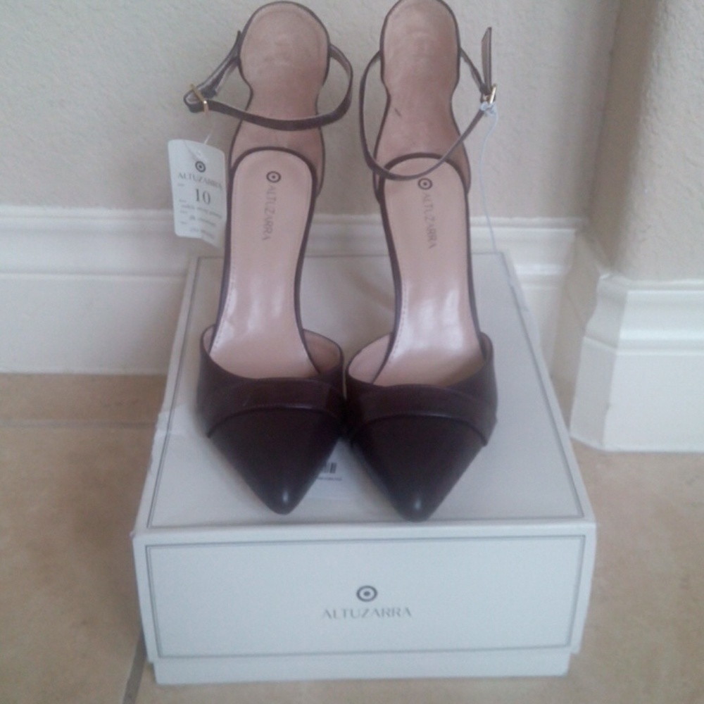 COPY - NWOB Altuzarra pumps- brown 10